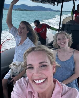Michelle Monaghan Instagram - They don’t call it “the land of smiles” for nothing. 🫶  #thewhitelotus #bts #episode1 #thailand 🪷