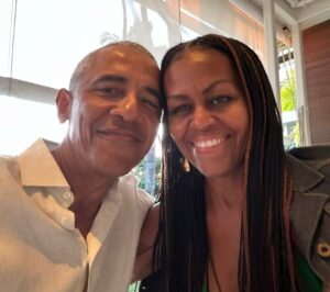 Michelle Obama Instagram - If there’s one person I can always count on, it’s you, @BarackObama. You’re my rock. Always have been. Always will be. Happy Valentine’s Day, honey! ❤️