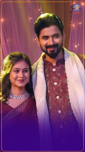 Mrunal Dusanis Instagram - संगीत सोहळ्याला पार्थ-नंदिनीचा खास लूक😍❤️

#rajshrimarathi #mrunaldusanis #lagnanantarhoilachprem #sangeet