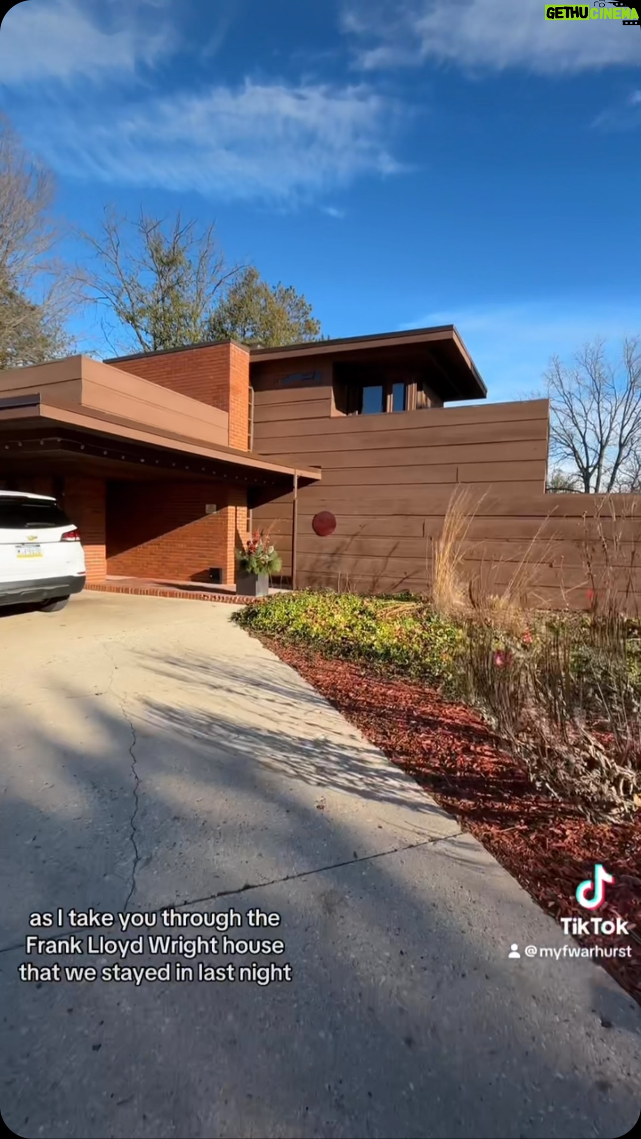 Myf Warhurst - 1.9K Likes - A special treat for those asking for the full tour of the #franklloydwright #stillbend house. GET IN x