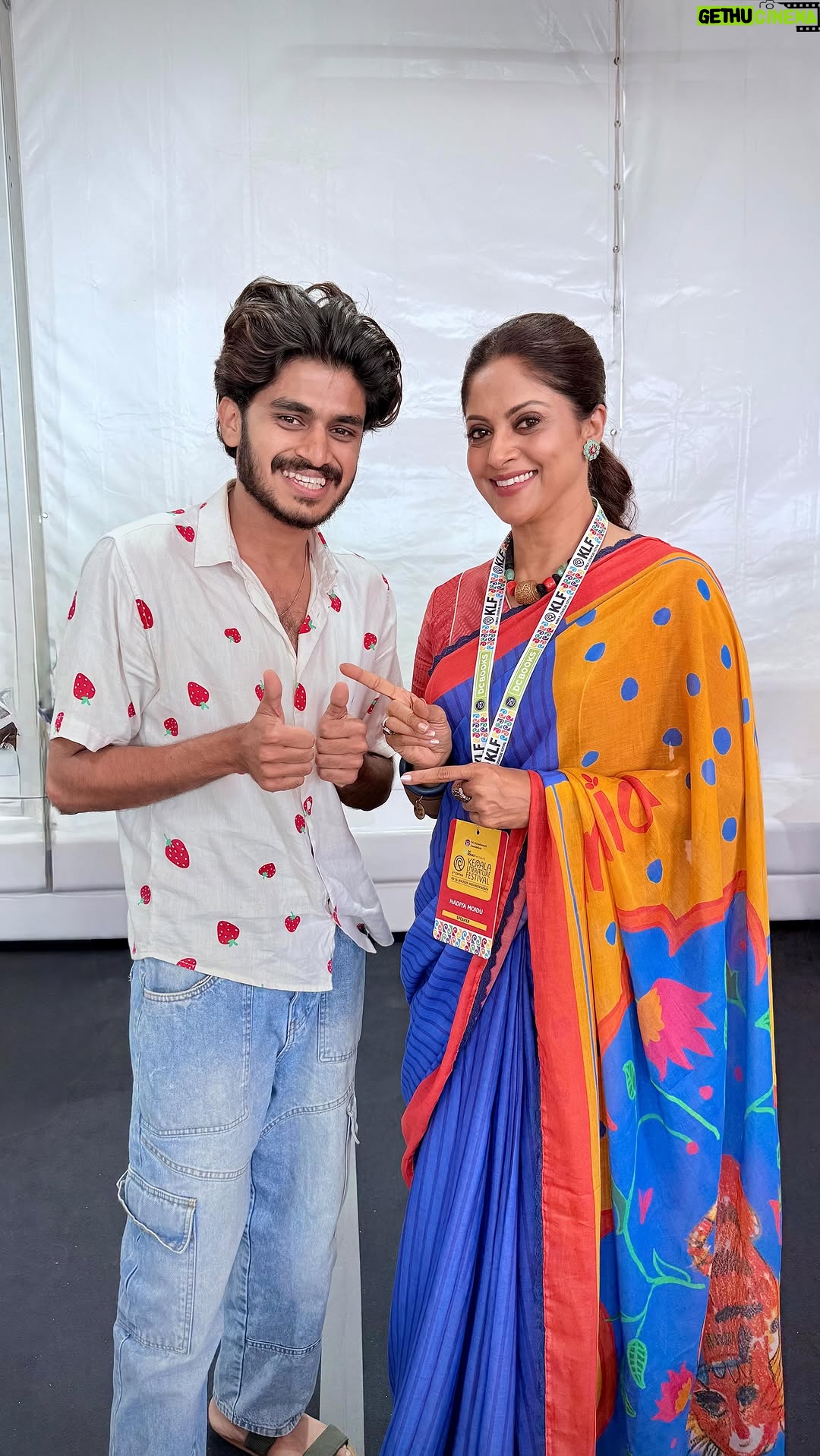 Nadhiya - 108.8K Likes - @simply.nadiya is love 😻🫶🏻
Thank u @vignesh_gtz
@keralalitfest