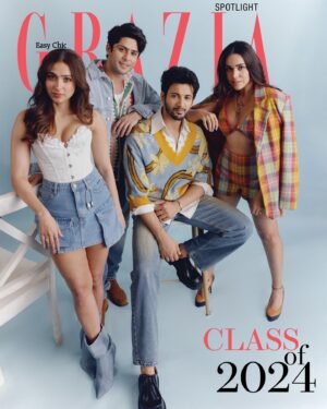 Naila Grrewal Instagram - #GraziaDigitalCover For our June digital cover, we present the class of 2024, the dynamic cast of Ishq Vishk Rebound starring Rohit Saraf, Pashmina Roshan, Jibraan Khan & Naila Grrewal. A coming-of-age story that dives into the difficult and often taboo questions of life we all face, the narrative of this film pushes the boundaries of a conventional love story.

Photographer: #AmitavaSaha

@rohitsaraf @pashminaroshan @jibraan.khan @nailaagrewal 

#RameshTaurani #NipunDharmadhikari #JayaTaurani #TipsFilmsOfficial #DigitalCover #Bollywood