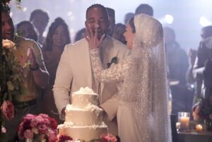 Natacha Karam Instagram - I got (fake) married on tv and it was as fun as it looks! What a magical day this was @jstewiii . I’ll remember this day forever 🥰Cleo even made it into @911lonestar after five years of being there every day- she’s immortalised 😍. Hope you enjoyed the episode , thank you for all your support.. can’t believe there’s only two episodes left😭😭 For someone who really hates goodbyes.. this was an interesting career choice 😅 sending love to you all ✨✨❤️