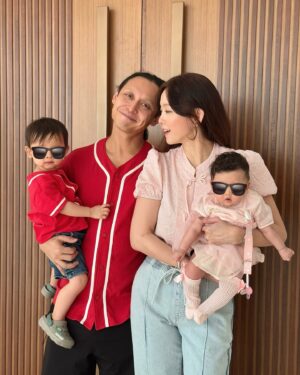 Natalia Ng Instagram - Every year got fish! 🎏 Literally…🤪 #twoundertwo 

Wishing everyone a fang-tastic 🐍 year filled with venom-ous laughter, zero hiss-fits, and enough s-s-s-style to make Medusa jealous 🥶 

All of us decked in CNY fits from @padini_my ❤️
