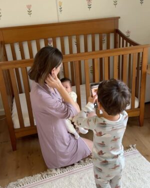 Nathalia Ramos Instagram - Tried to get the whole squad together for a shot in our @cadenlane pjs, but Theo had other plans. Swipe for bts of a life dictated by a 2 year old....  

BUT - I just love these pajamas. Their premium bamboo fabric is so soft, top quality, and the perfect weight for all seasons. They have the cutest prints for kids and sizes ranging from newborn to adult, so there’s something for the whole family. 

Use my code NAT20 for 20% off at cadenlane.com 

#cadenlane #kidspjs #bamboopajamas #pajamas #kidssleepwear #newbornclothes #familyphotography #ad
