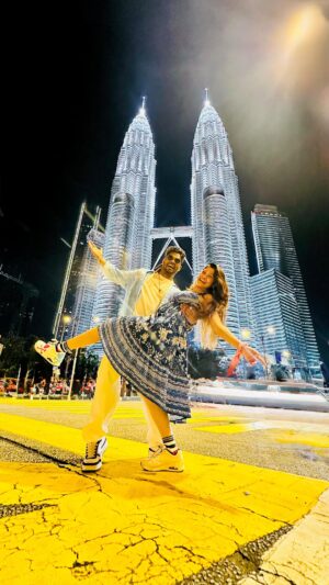 Neema Mathew Instagram - Making memories is alwayz better with you 🩵

📍: Malaysia 
Travel partner: @kairalitrails