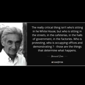 Nell Hudson Instagram - Repost from @youknownothing45
•
On January 27, 2010, Howard Zinn- American author, historian, playwright and social activist passed away.

Born on August 24, 1922, to working-class Jewish immigrants in Brooklyn, Zinn grew up in a modest household, an upbringing that deeply influenced his lifelong commitment to justice and equality. He served as a bombardier in World War II, an experience that profoundly shaped his anti-war stance and inspired his dedication to peace and human rights.

Zinn’s most influential work, A People’s History of the United States, revolutionized the study of history by shifting the focus to the lives of everyday people—workers, women, Indigenous people, and marginalized groups—whose struggles often went overlooked in traditional narratives. 

Zinn believed in the value of history and that learning history should empower people, showing how collective action could create change. His work inspired generations to question authority, resist oppression, and envision a more equitable world.

As an anti-war activist, Zinn was an outspoken critic of U.S. military interventions, always advocating for diplomacy and understanding over violence. His ideals resonate powerfully today reminding us of the importance of challenging unjust systems.

He was a passionate advocate for democratic socialism, where resources and power were equitably shared, and the needs of ordinary people were prioritized over corporate interests. His commitment to justice, democracy, and humanity serves as a guiding light for building a better future.

He rejected both unregulated capitalism and authoritarian socialism. Rooted in compassion and action, Zinn’s vision of socialism emphasized grassroots movements, labor rights, and civil rights as pathways to a more equal, just and humane world. 

In honoring Howard Zinn, we are reminded to tell the stories of those often ignored and to strive for a better world where power is rooted in compassion, fairness, and the voices of the people. Let his legacy inspire us to remain vigilant, informed, and courageous in the face of injustice even when it may be unpopular.