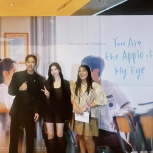 Nessie Judge Instagram - GUYS, film teman-teman baru aku; Dahyun & Jinyoung ‘You Are the Apple of My Eye’ sudah tayang di Bioskop! (Eaaa 🙃😝 ahahahaaaaa) FILMNYA BAGUS, SUPPORT MEREKA YAA!! They’re the sweetest I swear! 🖤 
((   so proud of my KD!))