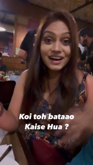 Nidhi Mahawan Instagram - Kaise Hua !! Cute will delete later 🤪
.
.
#reels #trends #trendingreels #trendingsongs #kaisehua #kabirsingh #hindi #hindisongs #nightlife #allaboutlastnight