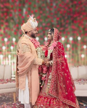 Nikeet Dhillon Instagram - Here’s to my best friend and first love—may your marriage be as epic as our friendship, and your love story even better than any rom-com we’ve ever laughed at. Wishing you endless happiness, inside jokes, and a lifetime of adventures together. You’ve found someone who can handle you, and that’s the real miracle! Know that I’m so proud of you, and I’m beyond happy to see you start this beautiful chapter. Congrats, you two! 🥹🥹♥️ @vjvabby @anjali_vaibhav_24 

Green lehnga @simran_dhillon.x 
Wedding suit @silqbyprincesandhu
