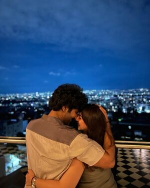 Nikki Galrani Instagram - Still Crushing, Still Blushing, Still Loving ♥️🧿
#ForeverValentine @aadhiofficial