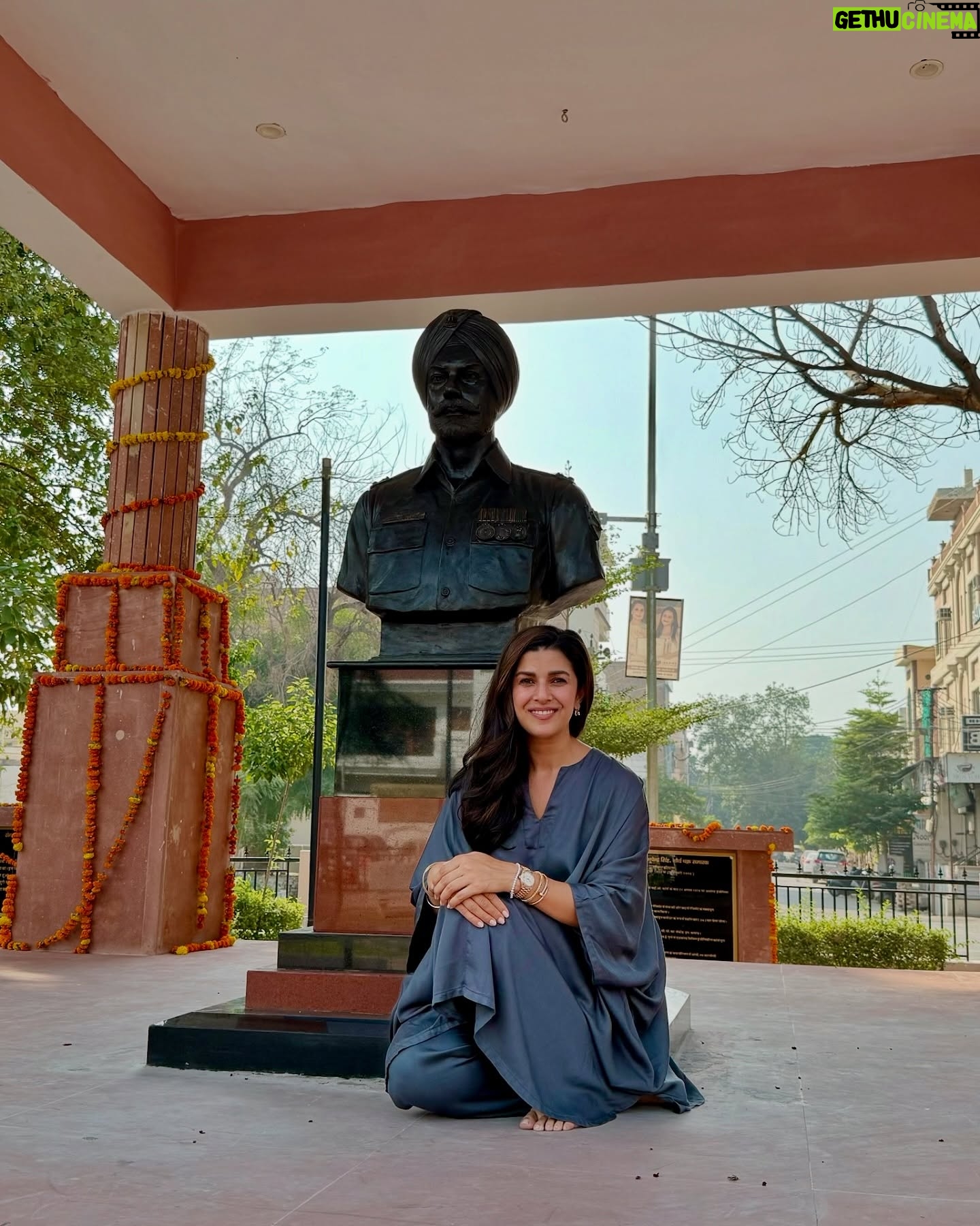 Nimrat Kaur - 85.1K Likes - Today marks 31 years since Papa left us serving the nation in the line of duty unto his last breath. The young girl in me hasn’t quite ever been able to process his brutal loss. The grown up daughter, however beams with pride, having witnessed the immortalisation of a dream we had as a family after a 3 decade long wait on his birth anniversary last year. We inaugurated a Shaheed Smaarak, named after him, honouring 12 other brave hearts alongside, who lost their lives in the line of duty hailing from the same area as Mohanpura village, Papa’s birthplace. May this memorial stand tall as a reminder and an inspiration for generations to come about the possibilities of life for a young boy who farmed by the day and walked for miles to attend school in the night, graduated from Jodhpur university on scholarship while being a billiards champion and the hockey team captain, passed out of the IMA and went on to being a shining example of a true soldier. Remembering and celebrating my brave, handsome, one in a billion father today, for all that he stood for - in life and in martyrdom. Satnaam wahe guru 🙏🏼