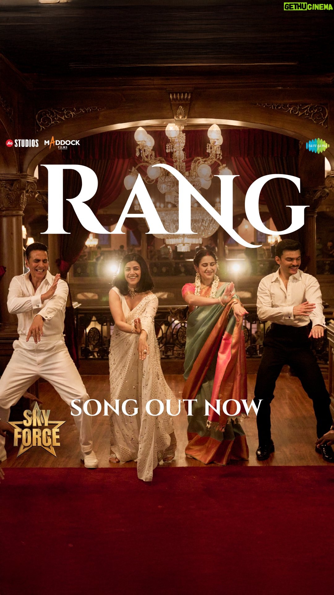 Nimrat Kaur - 210.2K Likes - Feet tapping, hearts racing! Join the party with the dance anthem of Sky Force. 🤩🎼
#Rang Song out now.
🔗 - Link in bio.
#SkyForce releasing in cinemas this Republic Week, on 24th January 2025.
@akshaykumar @veerpahariya @saraalikhan95 @nimratofficial #DineshVijan #JyotiDeshpande @amarkaushik @iamsandeepkewlani @abhishekkapur20 @nirenbhatt @sharadakarki @poovijan @santha_dop @tanishk_bagchi @satindersartaaj @zarakhan @shlokelal @officialjiostudios @saregama_official @pvrpictures @moviegoers_entertainment @pharsfilm