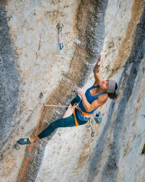Nina Caprez Instagram - In order to prepare “birth”, I try to imagine climbing the route on the picture called Hulk, a 70m long 8b tufa.
Everyone who had climbed this one knows how the effort feels like. You can easily fight your way up on that single tufa for about one hour.
The process of giving birth is somehow similar by adding a huge portion of extra pain and a couple of more hours.

I know this sounds weird, but I can’t wait to suffer again and to manage this particular effort of pain and endurance in the way that my sports thought me so during 20 years.

Tic-tac, tic-tac, tic-tac 
📸 @sambie_photography 

#scarpaclimb @scarpa_world @arcteryx @petzl_official