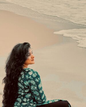 Nivetha Thomas Instagram - A girl in the blue kurti.