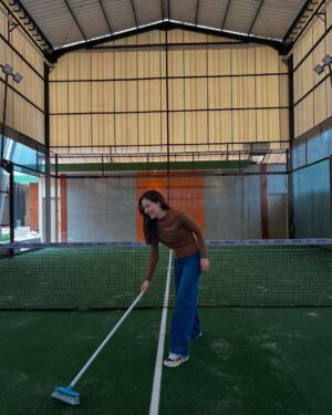 Olivia Jensen Instagram - Yuhuu bentar lagi soft opening nih @soulpadelclub 🎾✨💕