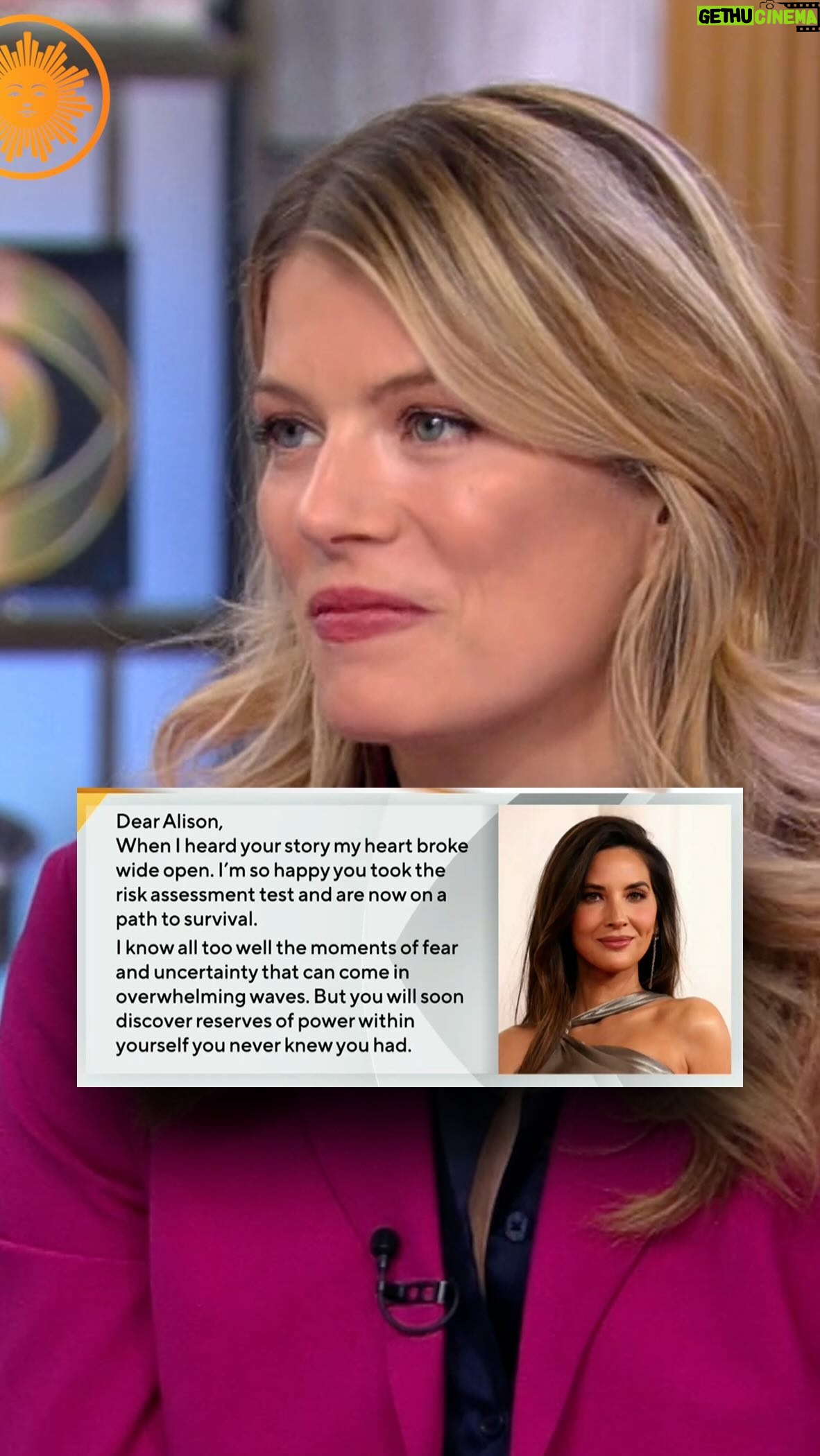 Olivia Munn - 3.3K Likes - @oliviamunn sent a heartfelt message to @insideedition correspondent @alisonhallreporting , praising her bravery in battling breast cancer and sharing words of encouragement: “By telling your story you are creating a ripple effect of hope and saving lives.”
Reporting on Munn’s cancer treatment initially inspired Hall to use a breast cancer risk assessment tool — which led to her own diagnosis.