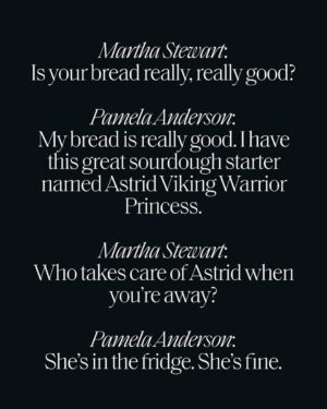 Pamela Anderson Instagram - From sourdough starters… to The Last Showgirl—Thank you @elleusa & @marthastewart48 🤍

You can be anything…
You are not only one thing…

Keep them guessing! 

Love,
P