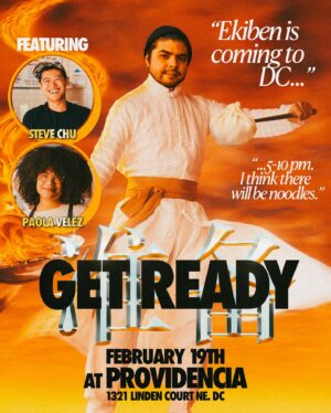 Paola Velez Instagram - 🚨 DC, REJOICE 🚨 YOUR PRAYERS HAVE FINALLY BEEN ANSWERED—BIG DADDY CHEF STEVE IS DESCENDING UPON THE DISTRICT LIKE A DEEP-FRIED ANGEL 😇✨ 
FOR ONE NIGHT ONLY, EKIBEN IS POPPIN’ UP AT PROVIDENCIA ON FEB 19TH, SLINGIN’ THE GOODS ALONGSIDE THE LEGEND PAOLA VELEZ—PASTRY MASTER, JAMES BEARD AWARD-WINNER, AND THE ONLY PERSON ALIVE WHO CAN MAKE A CROISSANT AND A REVOLUTION AT THE SAME TIME. 🇩🇴🔥 
AND YOU KNOW WE GOTTA SHOUT OUT ERIK BRUNER-YANG—DC’S FLAVOR WIZARD, THE MAN WHO KEEPS THE STREETS FED, AND THE ONLY PERSON WHO COULD CONVINCE STEVE TO LEAVE BALTIMORE (EVEN IF JUST FOR A NIGHT). 
DON’T BE THE ONE HEARING ABOUT THIS SECONDHAND. PULL UP, BRING YOUR PEOPLE, AND LET’S GET BLESST.