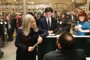Patricia Arquette Instagram - #severance @appletv #grandcentral #GlassCube