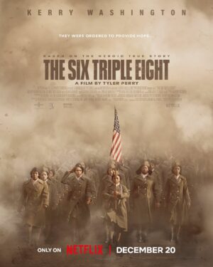 Pepi Sonuga Instagram - Only 2 days away! ✨ The Six Triple Eight hits select theaters this Friday, December 6th, and streams on Netflix December 20th. Honored to share this story of courage and sisterhood. 🎖️💌 #TheSixTripleEight #Netflix