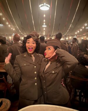 Pepi Sonuga Instagram - Bringing The Six Triple Eight to life has been the most meaningful chapter of my journey so far. This is more than a film, it’s a love letter to the women who shaped history with their courage and sacrifice, and a tribute to their enduring legacy.

Every moment on set reminded me of the responsibility we carried to honor their story. I hope you see our dedication in every frame and feel the love and reverence poured into this film.

Now streaming on Netflix 🫡❤️‍🔥