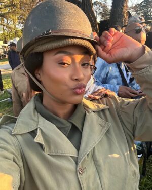 Pepi Sonuga Instagram - Bringing The Six Triple Eight to life has been the most meaningful chapter of my journey so far. This is more than a film, it’s a love letter to the women who shaped history with their courage and sacrifice, and a tribute to their enduring legacy.

Every moment on set reminded me of the responsibility we carried to honor their story. I hope you see our dedication in every frame and feel the love and reverence poured into this film.

Now streaming on Netflix 🫡❤️‍🔥