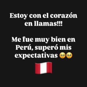 Piare Instagram - ❤️🇵🇪❤️ no me he ido y ya quiero volver 😄 

Gracias amiguita hermosa @norkagaspar por prender desde un inicio con esto 🫶 

estaba súper asustada, en la preparación pensé muchas veces “ por qué me hago esto? Si me va bien. El gusto de meterse en las patas de los caballos” pero oye, ooooye que valió la pena 🥳🥳🥳