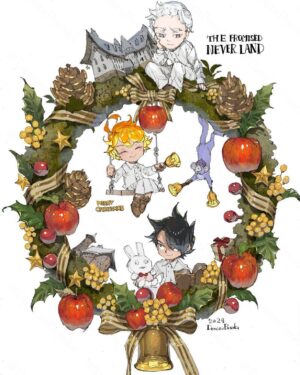 Posuka Demizu Instagram - Happy Holidays! ✨
It's a little late, but here's a Christmas illustration from a few days ago (2024)! I hope 2025 will be a happy year for you too.🎄