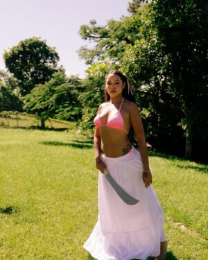Princess Nokia Instagram - It’s said that in the cemetery, Obba Nani learned to truly love and respect herself. She would never be tricked again into hurting herself for the love of another 🩷 🗡️