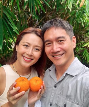 Priscelia Chan Instagram - 祝大家新年快乐！蛇年安康吉祥！幸福美满 ❤️🎋😊🌻诗梅与育书贺 Wishing everyone an abundant year of prosperity, great health and happiness too! Huat ah! 🍊🍊
