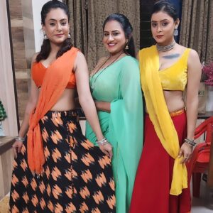 Priyanka Chaurasia Instagram - Finally bk to shoot aftr 1month with @piikuuuu @iampari.23 #actress #actresslife #beautiful #beauty #models #instagood #insta #instalike #instadaily #instamood #instagram #instacool #instaphoto