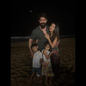 Radhika Pandit Instagram - To the best husband and dad - You are the unwavering ‘Rock’ for our children, the ‘King’ who rules my heart, and the ‘Star’ who always lights up our world.
We love you.. Happy Birthday ❤️🧿