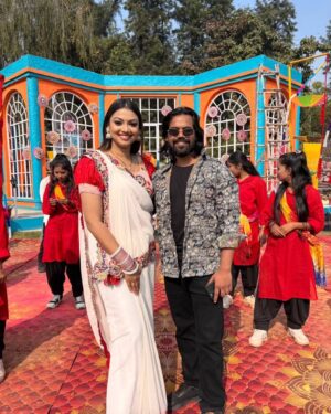 Raksha Gupta Instagram - Continue Shoot @arvindakelakallu @rakshaguptaofficial