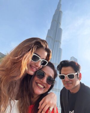 Rasha Thadani Instagram - just touristy things😛 sad cause the third musketeer was missing, missed u @tamannaahspeaks