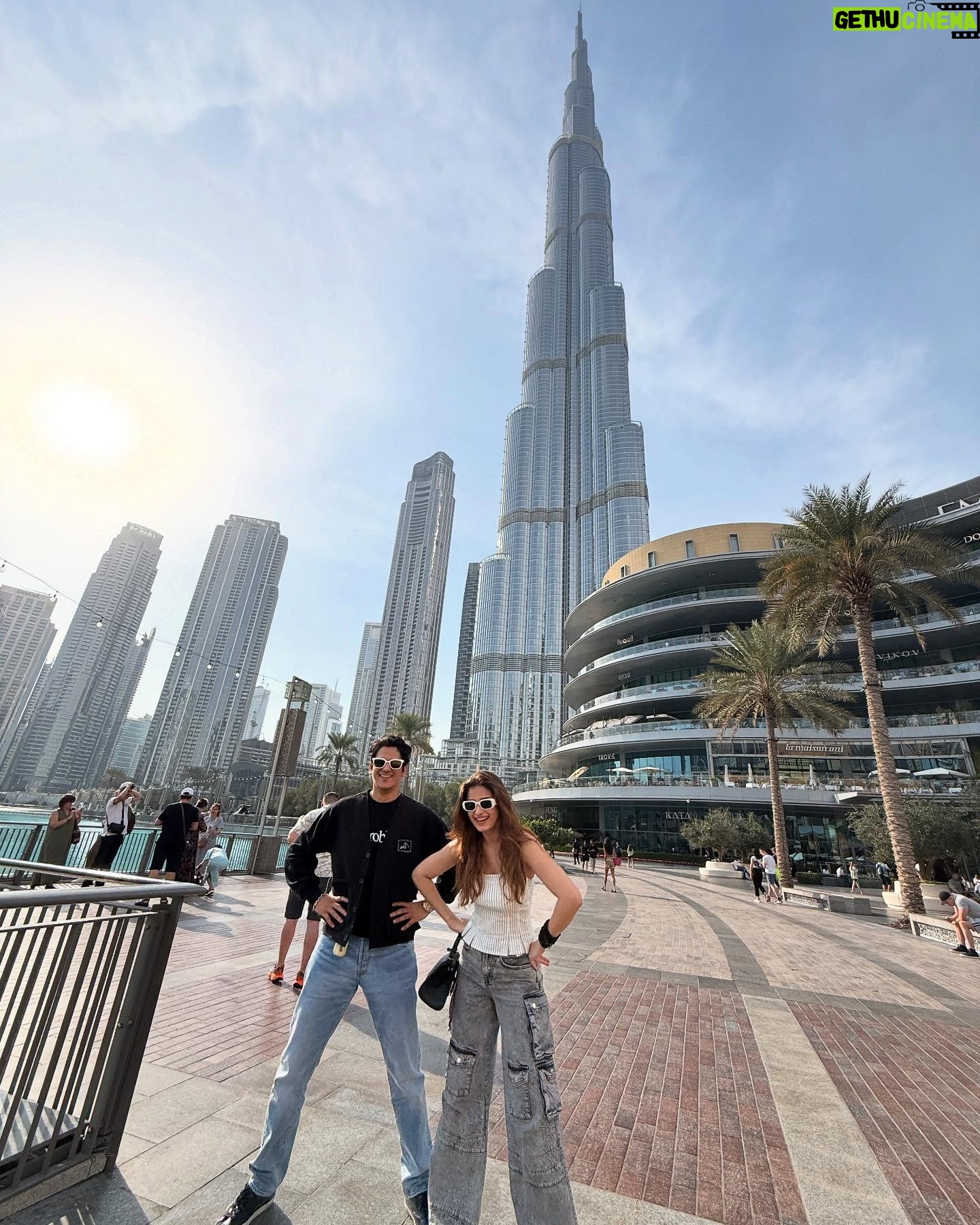 Rasha Thadani - 708.8K Likes - just touristy things😛 sad cause the third musketeer was missing, missed u @tamannaahspeaks
