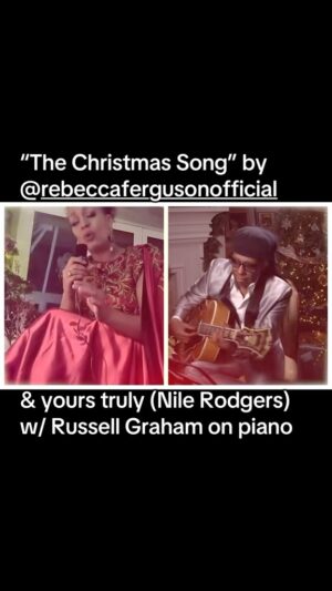 Rebecca Ferguson Instagram - The one and only @rebeccaferguson__ ❤️👏🏾🎶🎸🎹

#singing with her #magical #voice with #me and #pianist #russellgraham the #christmas #song for #theworld