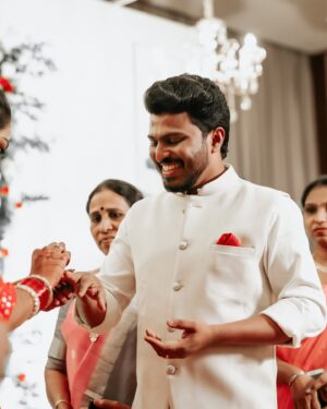 Rebecca Santhosh Instagram - Happy ENGAGEMENT ANNIVERSARY 🫂♥️
Happy Valentine’s Day 🎀