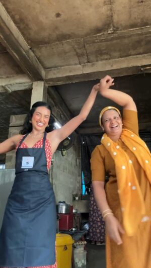 Rida Tharana Instagram - Booked this amazing experience on @localnarratives.in !
This hands down is one of my favorite experiences…the privilege of spending time with these incredible women. Cooking together, hearing their stories, dancing, and sharing pure joy…it was everything I needed.
I’ve said it before, and I’ll say it again…travel, for me, is so much more than just a place. It’s about the people, the connections, and the moments that make it all worthwhile. I truly hope I get to come back here soon. ✨💛
Thank you for curating something this amazing @vaish_localnarratives @khaja.hassan.33