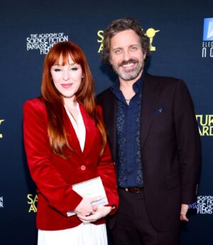 Ruth Connell Instagram - Mom and Dad out on the town courtesy the @saturnawards. Fun seeing @toni.starr win for @theboystv, and seeing many old friends. Between this and the #Grammys it was a strong night for our city #LA!  @ruthie_connell 
📸 @gettyimages