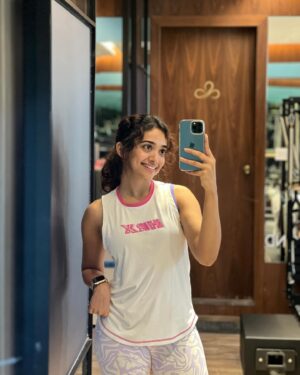 Saanve Megghana Instagram - Back 🏠 

 @pilatesandbeyond.in