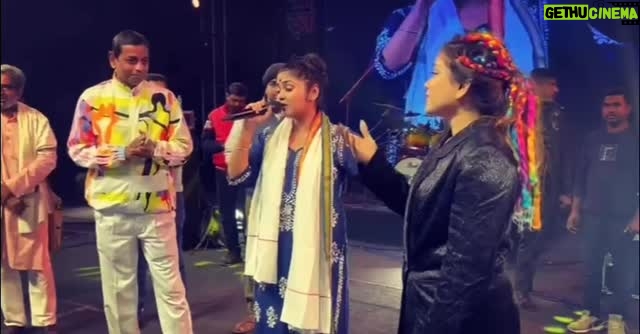 Saayoni Ghosh - 3.8K Likes - Such a delight sharing stage with the very talented and graceful singer/performer @ananyachakrabortyy and band at Bisharpara Utsav, Nimta. With an energetic crowd and electrifying ambience, it was indeed a magical event. 💫🙏🏻❤️