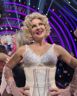Sally Phillips Instagram - The iconic @hadderstime. #bbcstrictlyfinal #sosososoproudofyou
