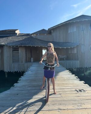 Sam Taylor-Johnson Instagram - This was the best way to end 2024. Faced a fear and learnt how to dive. Swam with some sharks and found Nemo 💕  @soneva @beyondtalentglobal