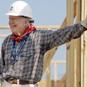 Sandra Lee Instagram - With everything going on last week, the time simply got away from many of us. I know we are all still sad and overwhelmed, but I would be remiss if I didn’t take a moment and acknowledge the passing of the great, Jimmy Carter.

GOD BLESS President Carter for all of his contributions to the Human Race. It is President Carter who put FEMA in place, which helps so many rebuild their lives. He also created the incredible Habitat for Humanity, which I had the long-time honor of working with. Personally, I am so thankful for his thoughtfulness, love, compassion, for his example and legacy. What a gift to humanity. I have had the good fortune to be able to build homes with Habitat, housing that surely will redefine generations of families to come. These have been some of my life’s most wonderful experiences. I hope I get the chance to do it again for the many families displaced in Los Angeles. It is with the most gratitude that I hope you Rest in Peace and Glory!! 

Love and Respect Always-Sandra
.
.
.
.
.
#jimmycarter #presidentoftheunitedstates #humanity #kindness #hardwork #restinpeace