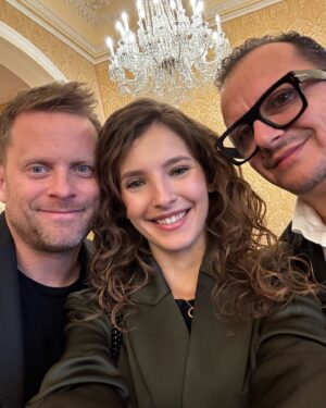 Sara Sandeva Instagram - 30 years anniversary of diplomatic relations between Republic of North Macedonia and Czech Republic. 
Thank you for having us. 
❤️
