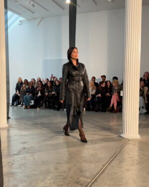 Sarita Choudhury Instagram - Walking for @kallmeyerofficial FW25 for my dear @daniellakallmeyer, styled by my own @caitlinburkenyc