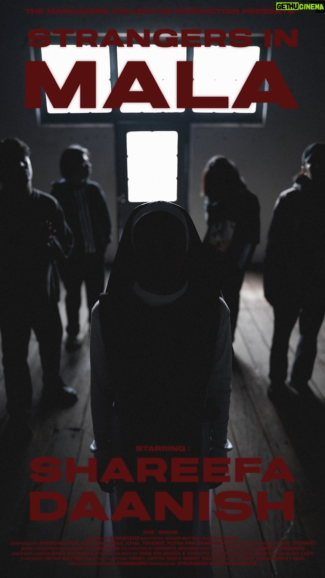 Shareefa Daanish - 6.8K Likes - āMALAā
The first single from Strangersās self-titled EP, releasing this 25 December!
This music video is a monumental collaboration between Strangers and Indonesian horror icon, @shareefadaanish. Crafted with precision by the talented team @themarauders.id and brought to life under the direction of @adrybros.
The haunting soundscape was perfected by our incredible friend from US @thecodystewart, who handled the mixing and mastering.
You can now stream āMALAā on all streaming platforms and watch the music video on Strangersās YouTube channel.
13 days until the EP drops. Get ready for the full terrorš
#strangers
#shareefadaanish
#mala