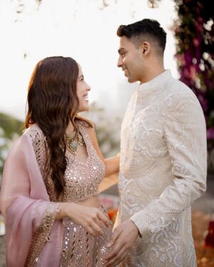 Shazahn Padamsee Instagram - New beginnings 💍♥️ 20.01.2025 

#roka #engagement #2025