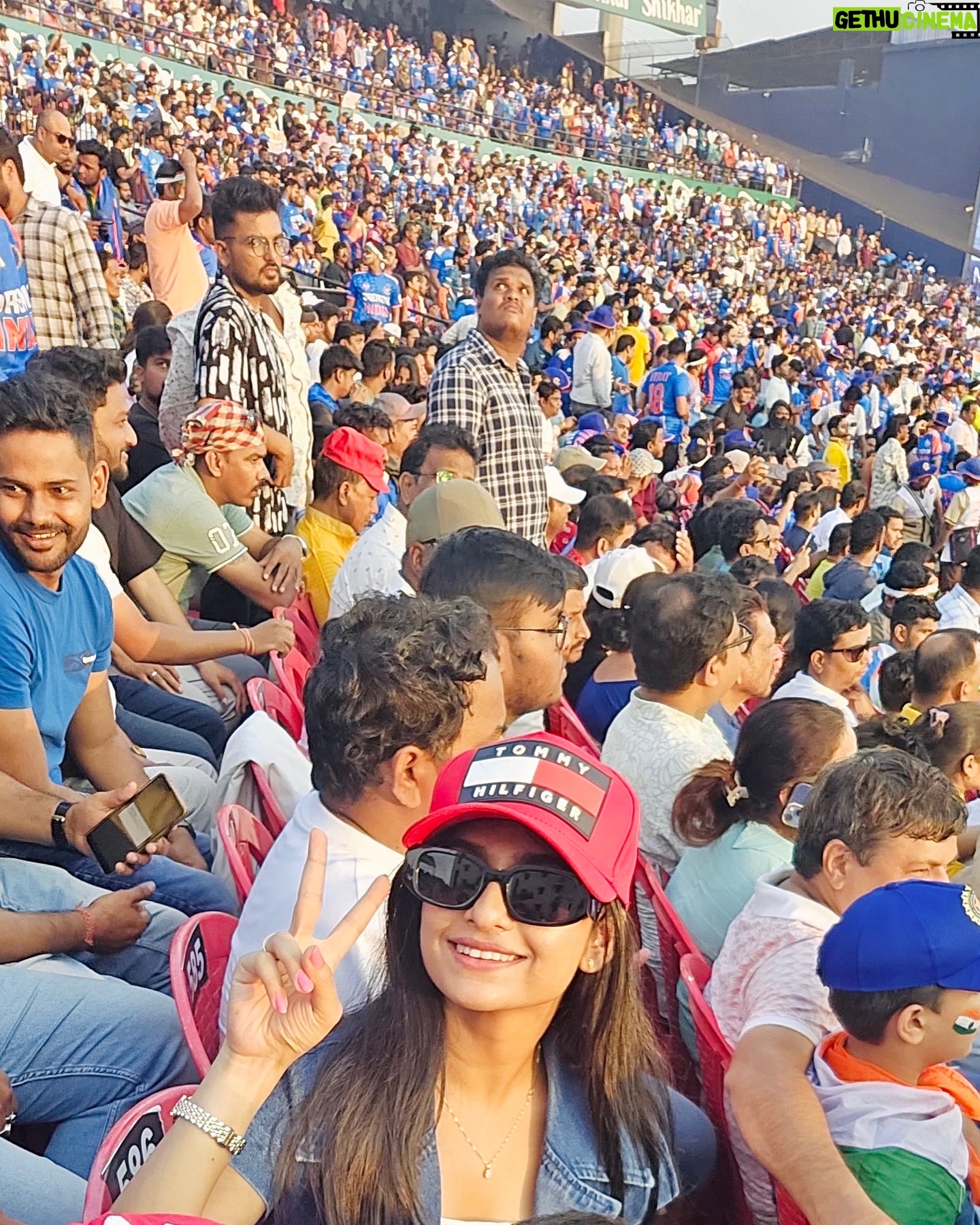 Sheetal Patra - 27.2K Likes - My first live match in the stadium & I’m totally obsessed!😍
This indeed was an unforgettable experience…jumping, cheering, screammmmming — this is how cricket fever hits🔥
And India Won 🙌 🇮🇳 Absolutely loved witnessing the thrill!🤩🤩